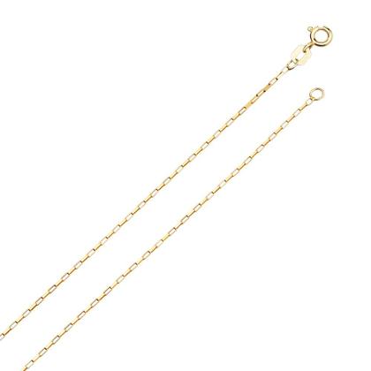 Imagem de Corrente Colar Cordão Maciço Com Pingente Menina Filha Coração Ouro 18k