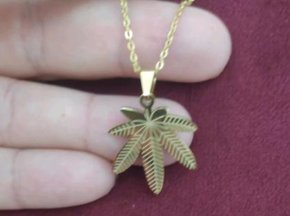 Imagem de Corrente com Pingente Aço inox Duas Cores