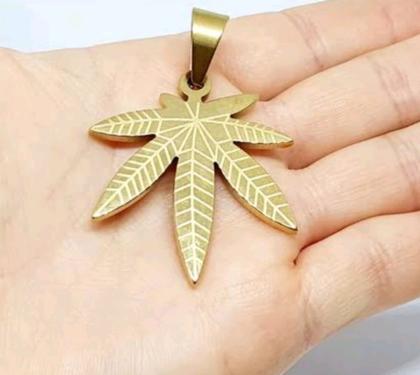 Imagem de Corrente com Pingente Aço inox Duas Cores