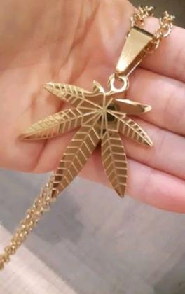 Imagem de Corrente com Pingente Aço inox Duas Cores