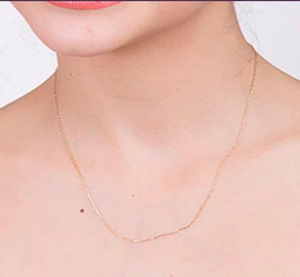 Imagem de Corrente com Pingente rommanel folheado a ouro cruz com cristo corrente 42 cm 540027 531638