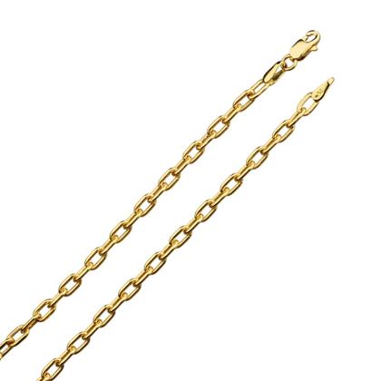 Imagem de Corrente Cordão Masculino Com Pingente São Jorge Ouro 18k