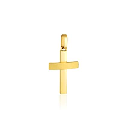 Imagem de Corrente Cordão Masculino Diamantado Com Pingente Cruz Ouro 18k