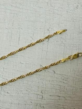 Imagem de Corrente Cordão Ouro 18k Masculina Reforçada Elo Duplo 70cm