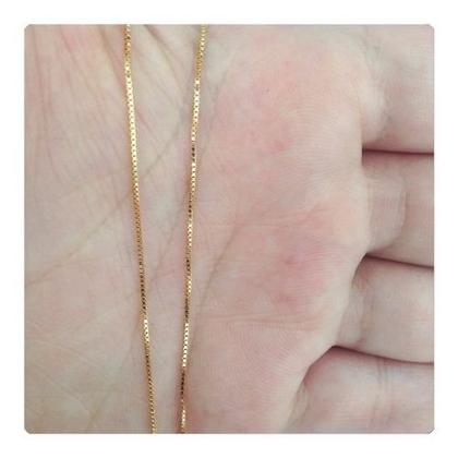 Imagem de Corrente Cordão  Veneziana 2.5 Gramas 60cm Em Ouro 18k