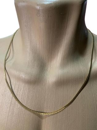 Imagem de Corrente de Aço Dourada - Diversos Modelos - Envio Imediato