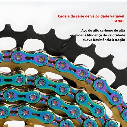 Imagem de Corrente de Bicicleta Tanke MTB - Alta Qualidade - 8 a 12 Velocidades (116/126L)