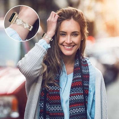 Imagem de Corrente de metal Smartwatch Strap Musk-mskr 42/44/45/49 mm para Apple