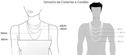 Imagem de Corrente de Ouro 18K Groumet 45cm