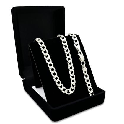 Imagem de Corrente Em Prata 925 Legítima Grumet 1x1 60cm Maciça Colar Cordão Masculino