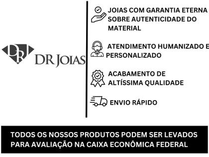 Imagem de Corrente Feminina 45cm Ouro Branco 18k Pingente Ponto De Luz