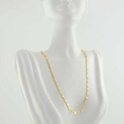 Imagem de Corrente Feminina Piastrine 3.1 50 Cm Ouro 18k 750 Maciça