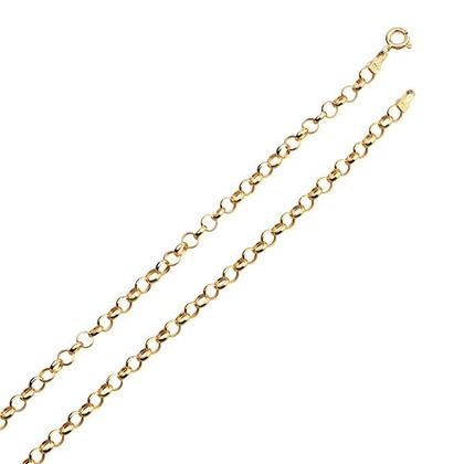 Imagem de Corrente Feminina Portuguesa Elo Português Ouro 18k