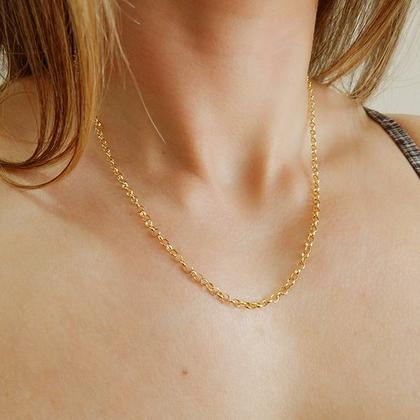 Imagem de Corrente Feminina Portuguesa Elo Português Ouro 18k