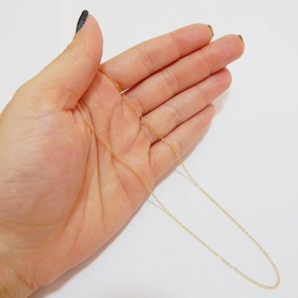 Imagem de Corrente Feminina Portuguesa Maciça Diamantada Em Ouro 18k 1,50mm 50 cm