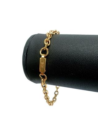 Imagem de Corrente Masculina Cordão Cadeado+ Pingente Cruz + Pulseira Banhado A Ouro