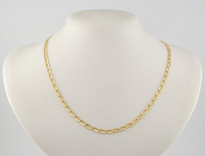 Imagem de Corrente Masculina Ouro 18k 750 Cordão Laço 4.6 50 Cm Colar