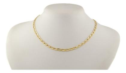 Imagem de Corrente Masculina Ouro 18k 750 Cordão Laço 4.6 50 Cm Colar