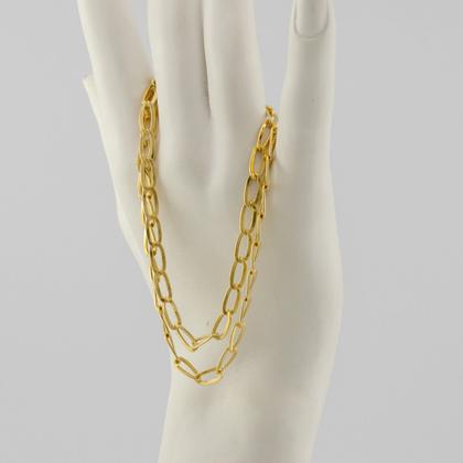 Imagem de Corrente Masculina Ouro 18k 750 Cordão Laço 4.6 50 Cm Colar