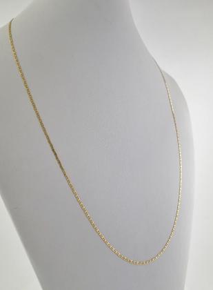 Imagem de Corrente Masculina Piastrine 1.6 60 Cm Ouro 18k 750 Colar