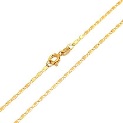 Imagem de Corrente Masculina Piastrine Com Pingente Cruz Ouro 18k 70 cm