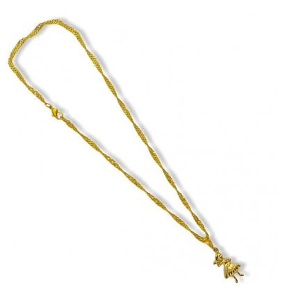 Imagem de Corrente Metal com Pingente Umbanda Candomblé-Escolha Orixá