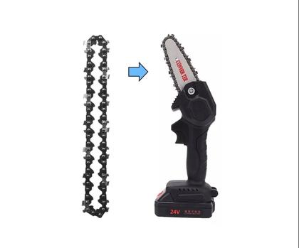 Imagem de Corrente MiniMotoserra  4 polegadas   14 Dentes  18cm