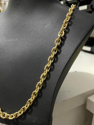 Imagem de Corrente modelo cadeado com quina medindo 8 mm de espessura