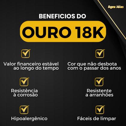 Imagem de Corrente Portuguesa com Pingente Coração Ouro 18k Joia em Ouro