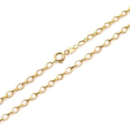 Imagem de Corrente Portuguesa Com Pingente São Jorge Em Ouro 18k