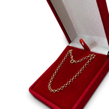 Imagem de Corrente Portuguesa Em Ouro 18k 40cm Elo Português Cordão Colar Gargantilha Feminina