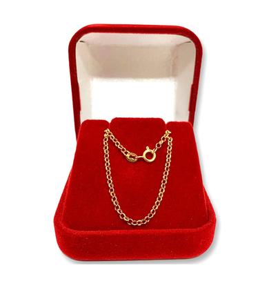 Imagem de Corrente Portuguesa Em Ouro 18k 45cm Elo Português Cordão Colar Gargantilha Feminina