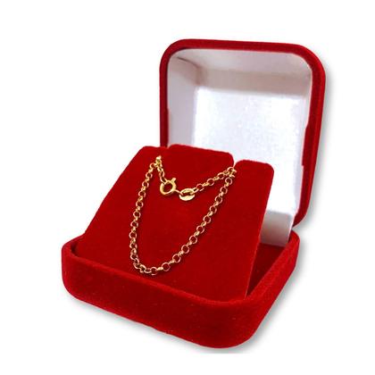 Imagem de Corrente Portuguesa Em Ouro 18k 45cm Elo Português Cordão Colar Gargantilha Feminina