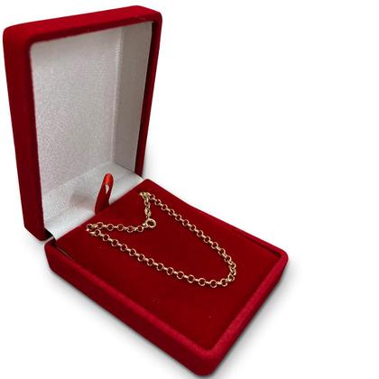 Imagem de Corrente Portuguesa Feminina Em Ouro 18k 40cm Colar Cordão Gargantilha Elo Português