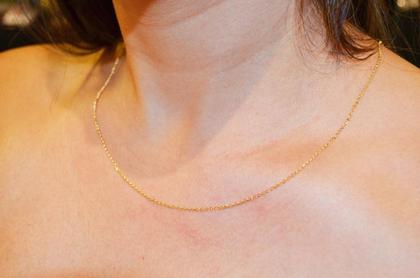 Imagem de Corrente Portuguesa Maciça 50cm Fio 50 Ouro 18k