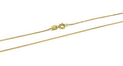 Imagem de Corrente Veneziana Em Ouro 18k 45cm 0,50mm Cordão Colar Gargantilha Feminina