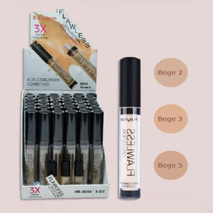 Imagem de Corretivo alta cobertura 3x cores cor 2 - ruby rose