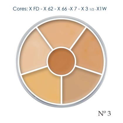 Imagem de Corretivo Concealer Circle 6 cores  Kryolan