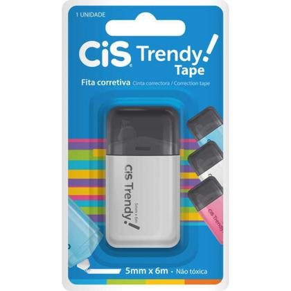 Imagem de Corretivo em Fita CIS TRENDY 5MM X 6M Caixa com 12