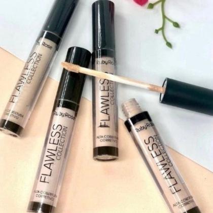 Imagem de Corretivo Líquido Alta Cobertura Flaweless Bege 2 Ruby Rose