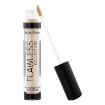 Imagem de Corretivo Líquido Alta Cobertura Flaweless Bege 2 Ruby Rose