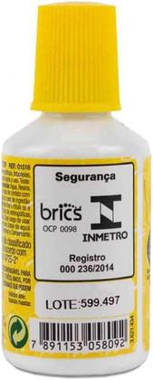 Imagem de Corretivo Líquido Blister 18ml Branco Kit com 3 Unidades
