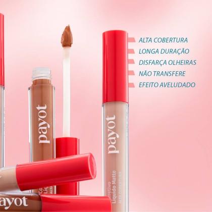 Imagem de Corretivo Líquido Matte Payot Alta Cobertura Natural Efeito Aveludado