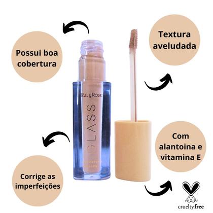 Imagem de Corretivo Líquido Ruby Rose Glass Gcf20 5ml