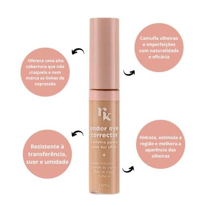 Imagem de Corretivo Para Área dos Olhos Ruby Kisses Under Eye 20 Uc20b 10ml