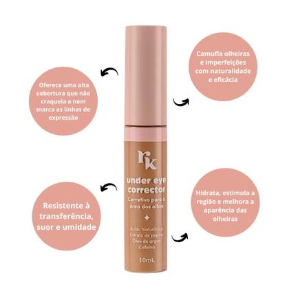 Imagem de Corretivo Para Área dos Olhos Ruby Kisses Under Eye 30 Uc30b 10ml