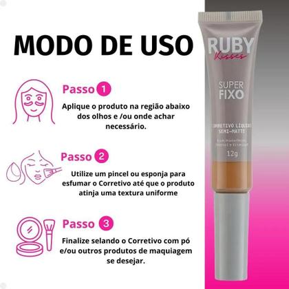 Imagem de Corretivo super fixo - ruby kisses semi matte