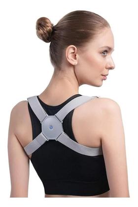 Imagem de Corretor Postural Inteligente Vibratorio Sensor Ajustavel Coluna Postura Cinta Alinhamento Adulto X USB