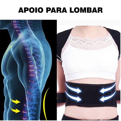 Imagem de Corretor Postural Magnético Ergonômico Reforçado Unissex 