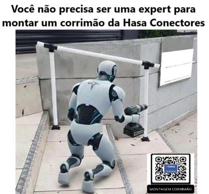 Imagem de Corrimão Slim 1M - Branco